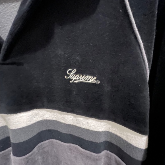 Supreme M velour long sleeve polo AUTHENTIC - Picture 6 of 15